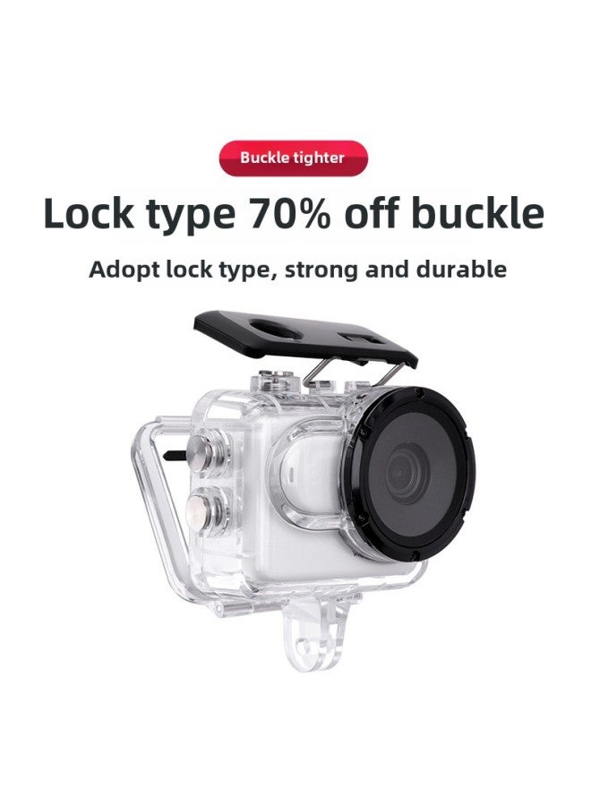 Suitable For Insta360 Go3 Sports Camera Waterproof Shell Host Compartment Waterproof Shell Diving Shell Protective Shell-Color:Purple Filter  - Image 4
