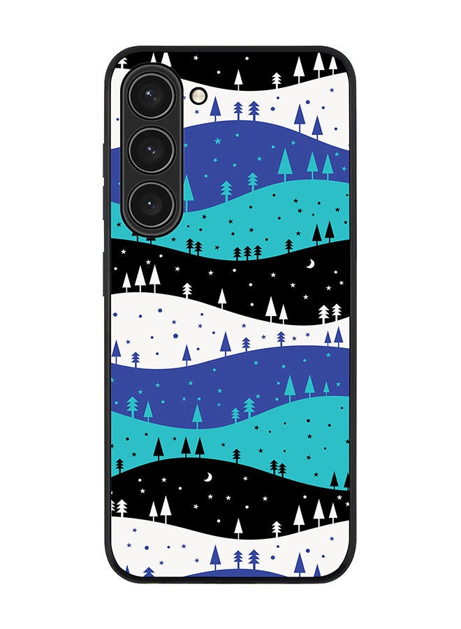 Stylizedd Rugged Black edge case for Samsung Galaxy S23+ 5G Slim fit Soft Case Flexible Rubber Edges Anti Drop TPU Gel Thin Cover - Rolling Seasons - Image 1