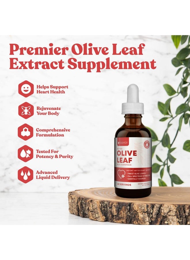 Rejuvica Health Active Olive Leaf Advanced Olive Leaf Extract Naturally Occurring Oleuropein Liquid Delivery For Better Absorption Immune & Heart Support  - Image 3