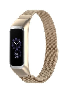 NIBEMINENT Milanese Replacement Strap For Samsung Galaxy Fit 2 Champagne  - Image 5