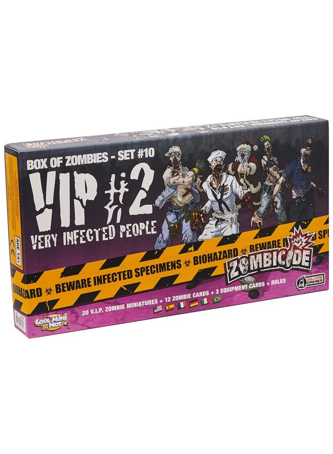 CMON Zombicide Box of Zombies 10 Very Infected People 2 Board Game - Image 1