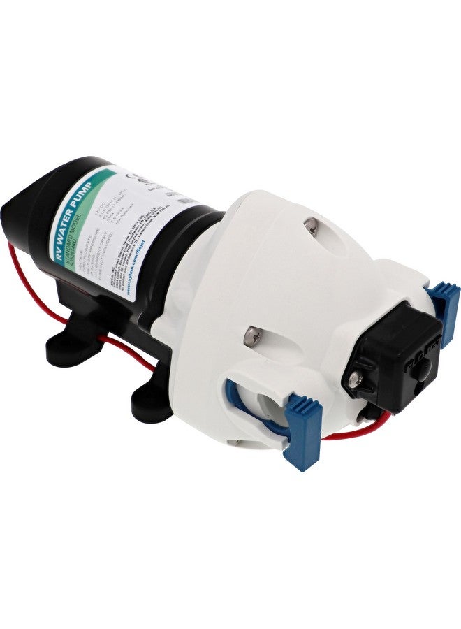 Flojet RV Water Pump R3526144D, 12 VDC 3-Chamber - Small Water Pump Ideal for Boats/Camper-Trailers - 3 GPM, 50 PSI - Self-Priming - Corrosion-Resistant & Quiet - Auto Shut-Off - Withstands Up to 160F - Image 2