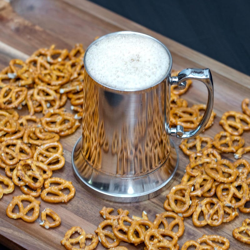 Maxam Stainless Steel Tankard Style Beer Mug, 20 Ounce - Image 3
