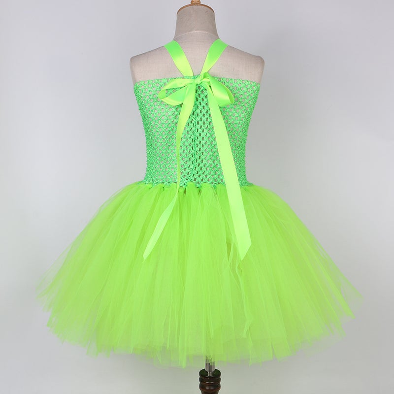 Children'S Clothing Big-Eyed Tutu Dress Girls Puffy Dress Children'S Mesh Princess Dress Holiday Costume - Image 4
