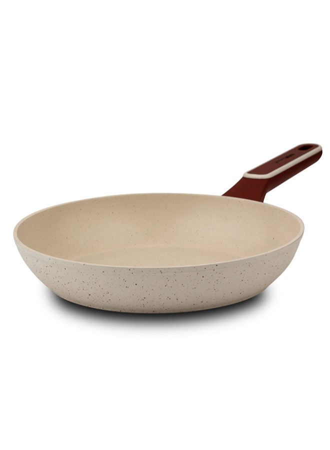 NAVA Fry Pan "Terrestrial" With Granite Nonstick Coating -Beige - Image 1