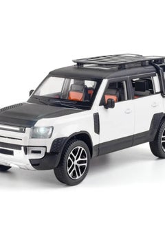 Toyland 1:24 Scale Die-Cast SUV Model with Lights, Sounds & Pull-Back Action – Opening Doors & Detailed Interior  - Image 1
