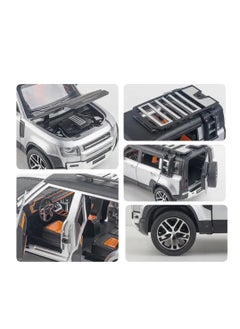 Toyland 1:24 Scale Die-Cast SUV Model with Lights, Sounds & Pull-Back Action – Opening Doors & Detailed Interior  - Image 3
