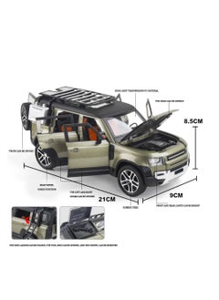Toyland 1:24 Scale Die-Cast SUV Model with Lights, Sounds & Pull-Back Action – Opening Doors & Detailed Interior  - Image 5
