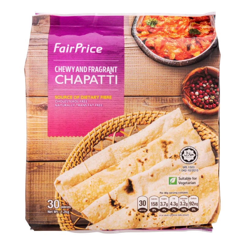 FairPrice Chapatti, 30 pack - 1.2kg, Malaysia - Image 2
