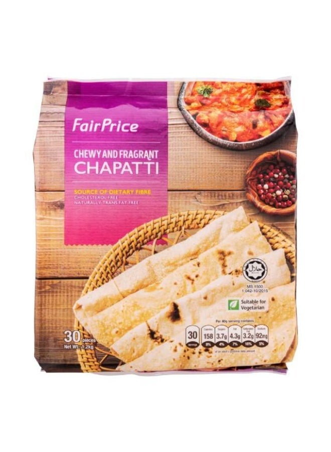 FairPrice Chapatti, 30 pack - 1.2kg, Malaysia - Image 1