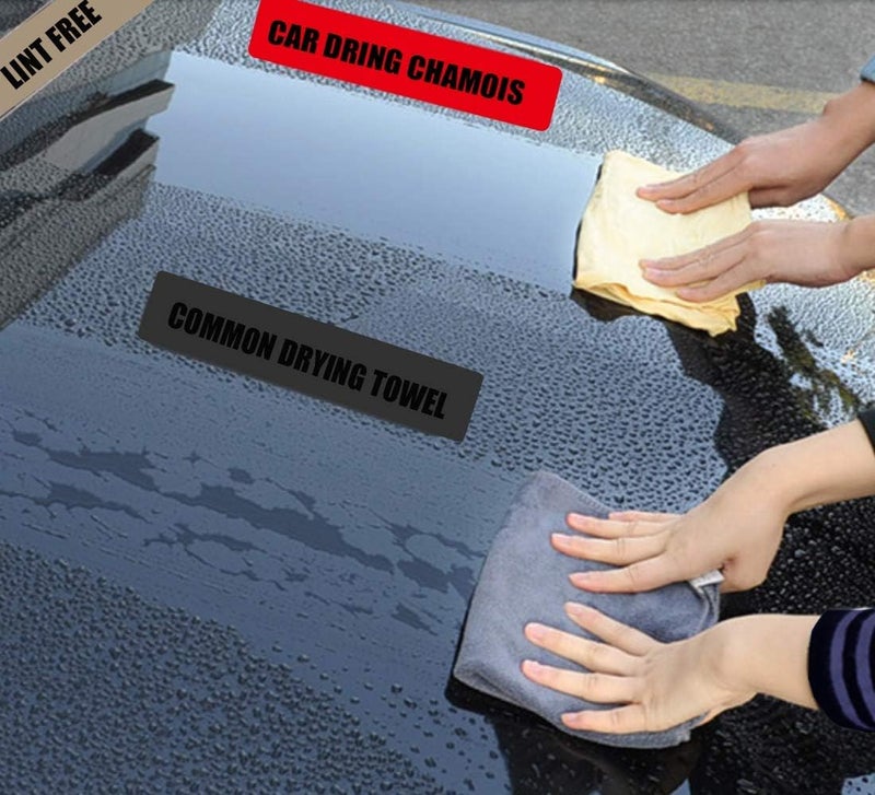 HARPIMER Car Chamois Drying Towel Natural Chamois Washing Cloth for Car Leather Super Absorbent Leather Cleaning Towel Wipes (50x80cm) - Image 5
