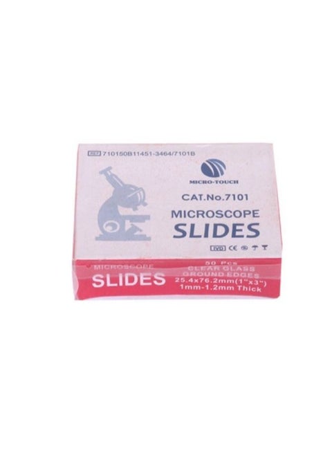 Microscope Plain Slide 50 pieces