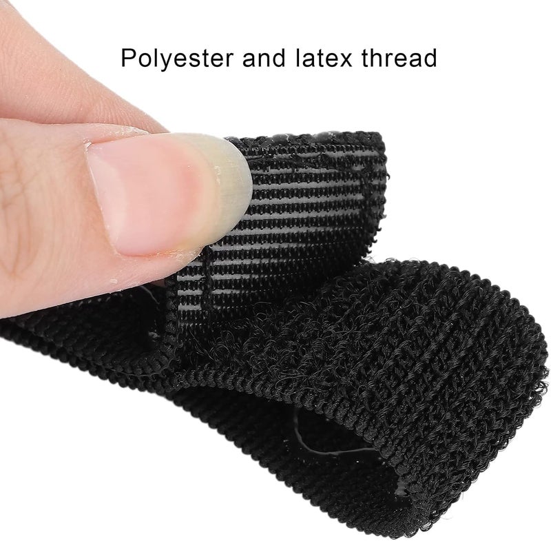 كلاراكو 2 قطعة من أشرطة أحذية الركبة، أحذية مرنة قابلة للتعديل وأحزمة ثابتة مضادة للانزلاق مع 4 أشرطة لاصقة للنساء - Image 3