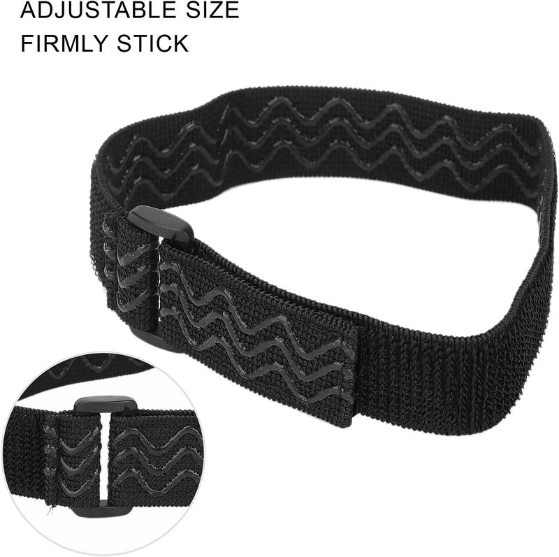 كلاراكو 2 قطعة من أشرطة أحذية الركبة، أحذية مرنة قابلة للتعديل وأحزمة ثابتة مضادة للانزلاق مع 4 أشرطة لاصقة للنساء - Image 4