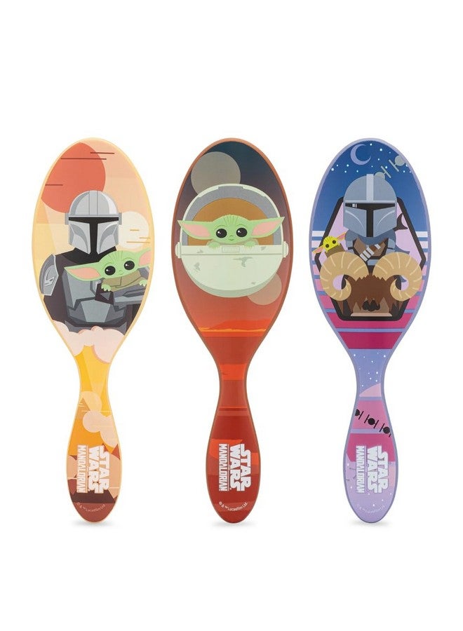 مجموعة من 3 قطع من مشط ماندالوريان الأصلي لفك تشابك الشعر لجميع أنواع الشعر، مشط فائق النعومة للأطفال والرجال والنساء والأولاد والبنات... - Image 1