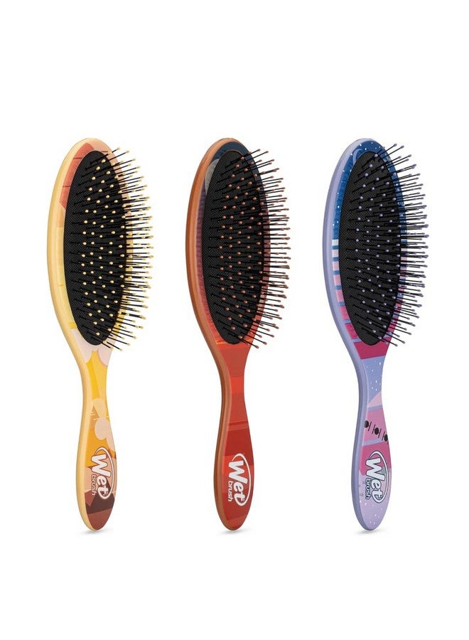 مجموعة من 3 قطع من مشط ماندالوريان الأصلي لفك تشابك الشعر لجميع أنواع الشعر، مشط فائق النعومة للأطفال والرجال والنساء والأولاد والبنات... - Image 3