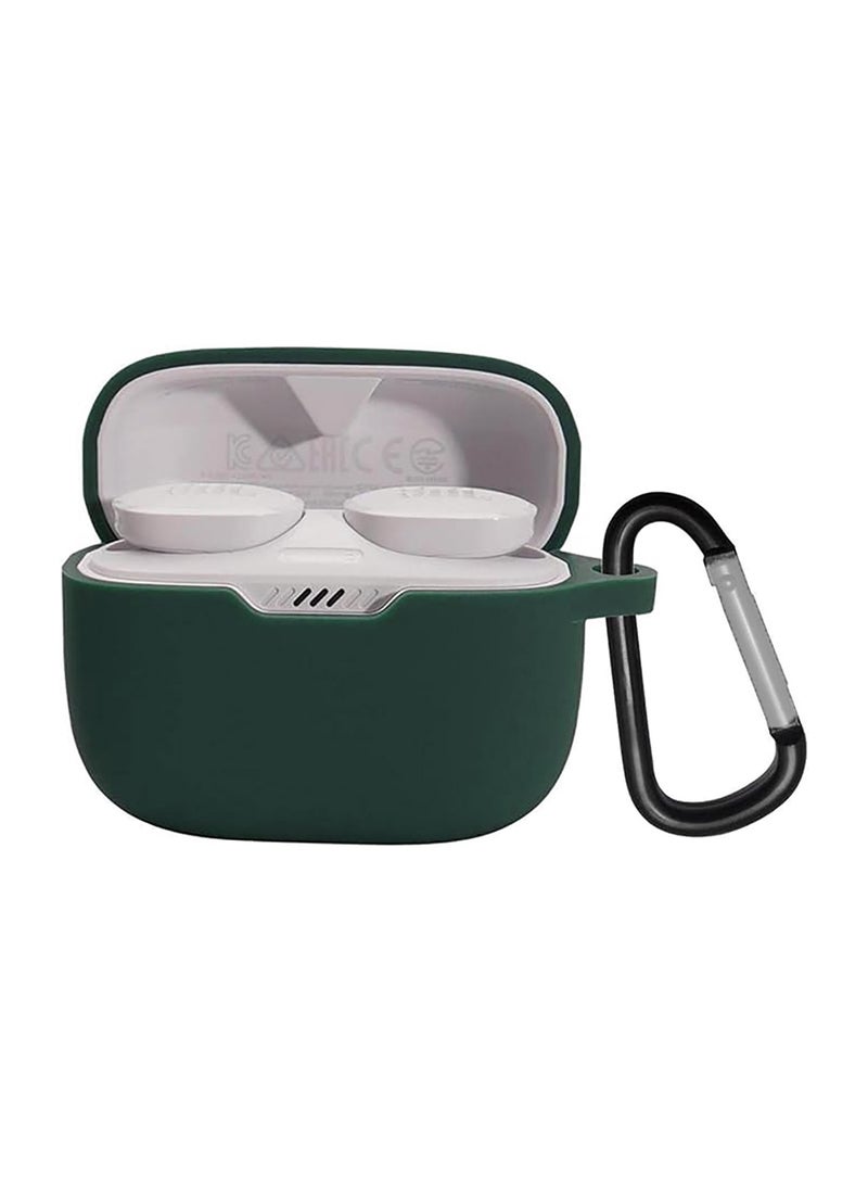 Generic - Case Compatible with JBL Tune 230 NC TWS / T230NC Cover - Silicone Cover Holder for Earbuds - Green - Image 1