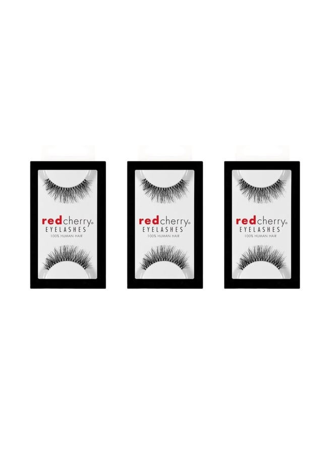 Red Cherry Eyelashes 213 (3 Pair Packs) - Image 1