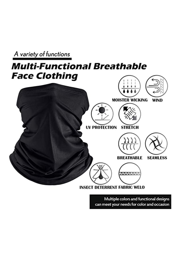 SYOSI Face Cover Scarf 6 PCS Man Women Outdoor Sun UV Protection Face Mask  - Image 5