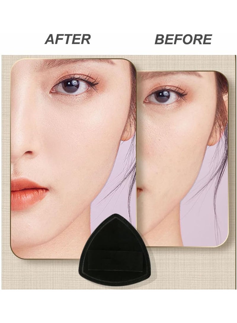 Lesha 2 Pcs Makeup Sponge for Liquid Foundation, Cream, and Powder, Pure Natural Foaming Puff, Makeup Tool for Liquid Foundation Loose Powder Face Makeup or Skin Care - Image 2