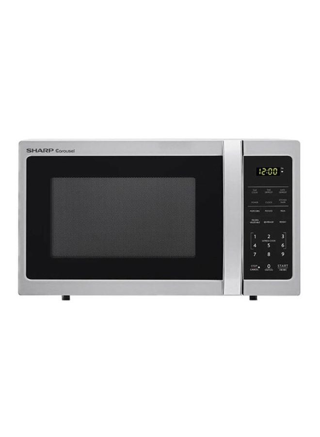 SHARP Powerful Microwave Oven 34 L 1000 W R-34CT ST Silver - Image 1