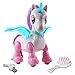 NKOK USB PetBotz Robo Unicorn Rechargeable Miniature Interactive pet Robot Lights up Sound Activated Makes Noises on Command Comes with Necklace and Hair Brush USB Charger Included - Image 4
