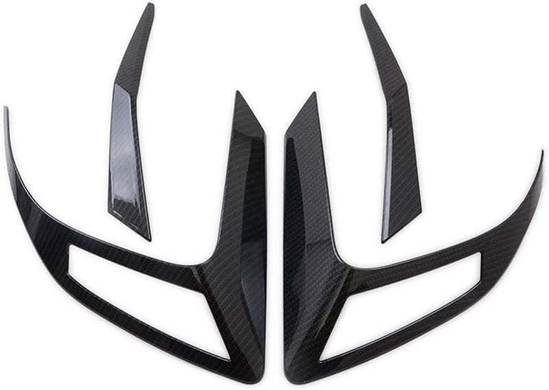 Kadore Carbon Fiber Tail Light Eyebrow Cover Trim for Honda Civic - Image 5
