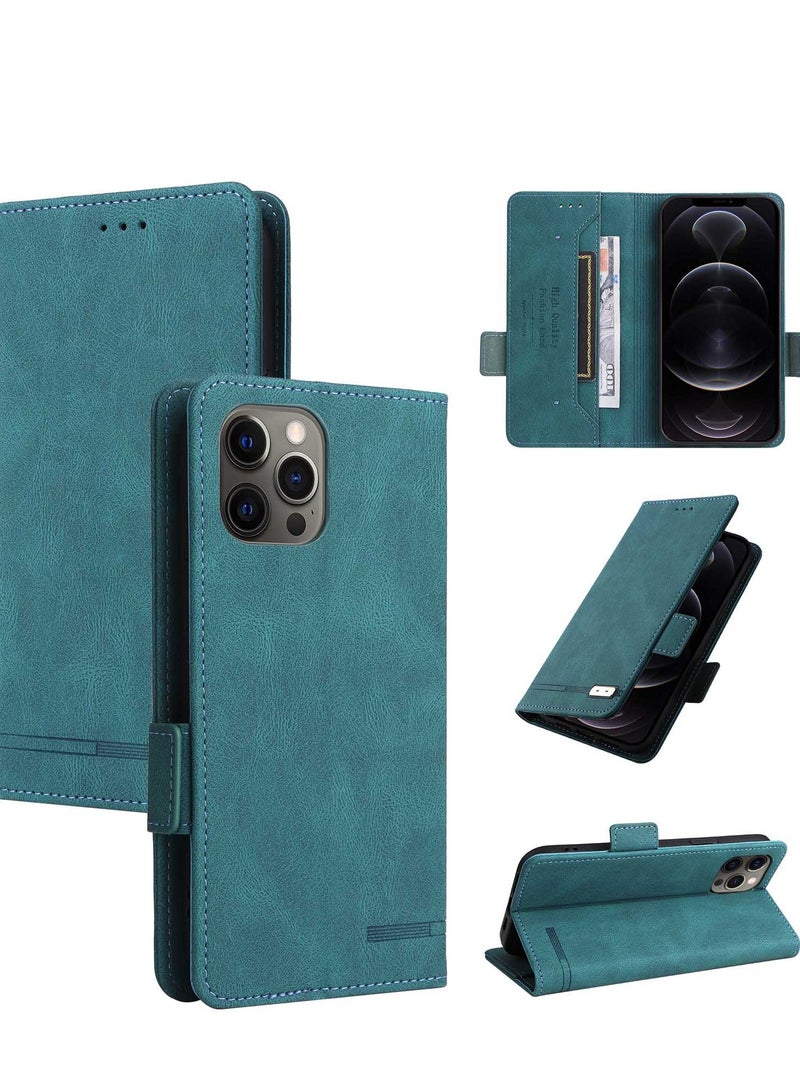 Gerenic Phone Filp Case, Compatible with  iPhone 15/15Plus/15Pro/15Pro Max Case, PU Leather Flip Folio Case with Card Holders, Shockproof TPU Inner Shell Phone Cover, Magnetic Closure Protection Case Nonmetal  - Image 2