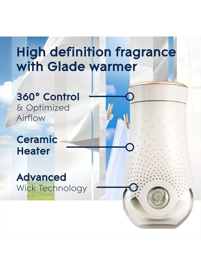 Glade PlugIns Refills Air Freshener, Scented and Essential Oils for Home and Bathroom, Clean Linen, 1.34 Fl Oz, 2 Count - Image 5