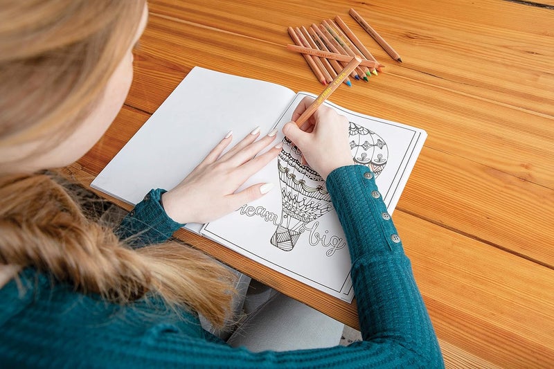 Lyra Waldorf Selection Giant Triangular Colored Pencil, Unlacquered, Set of 6 Super Ferby Pencils, Assorted Colors (3711061) - Image 3