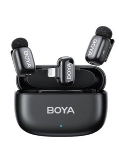 Boya Mini-15 Wireless Microphone for iPhone with MFi Certified Ligntning Interface,Noise Cancellation, 30H Battery Life with Charging Case,Voice Changer Microphone,iPhone Microphone for Video Recording - pzsku/Z3D3E01E32EAEDC843905Z/45/_/1740666336/bd7f0f03-2ae3-4d9c-8a6b-188e4fc52ac7