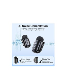 BOYA Boya Mini-15 Wireless Microphone for iPhone with MFi Certified Ligntning Interface,Noise Cancellation, 30H Battery Life with Charging Case,Voice Changer Microphone,iPhone Microphone for Video Recording  - Image 4