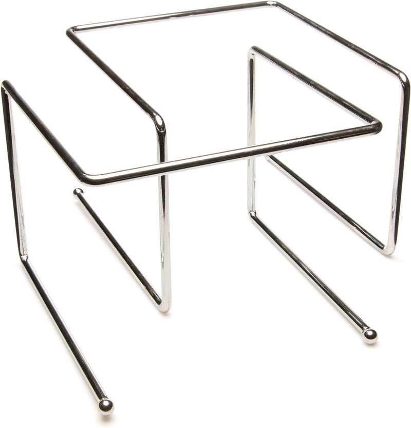 INDIAN DECOR 61109 Pizza Stand 2-Pack - Metal Tabletop Pizza Pan Serveware Display Riser Supply Multi-Pack for Restaurant Food, Pizzeria, Bars, Dessert Trays, and Appetizers - Image 1