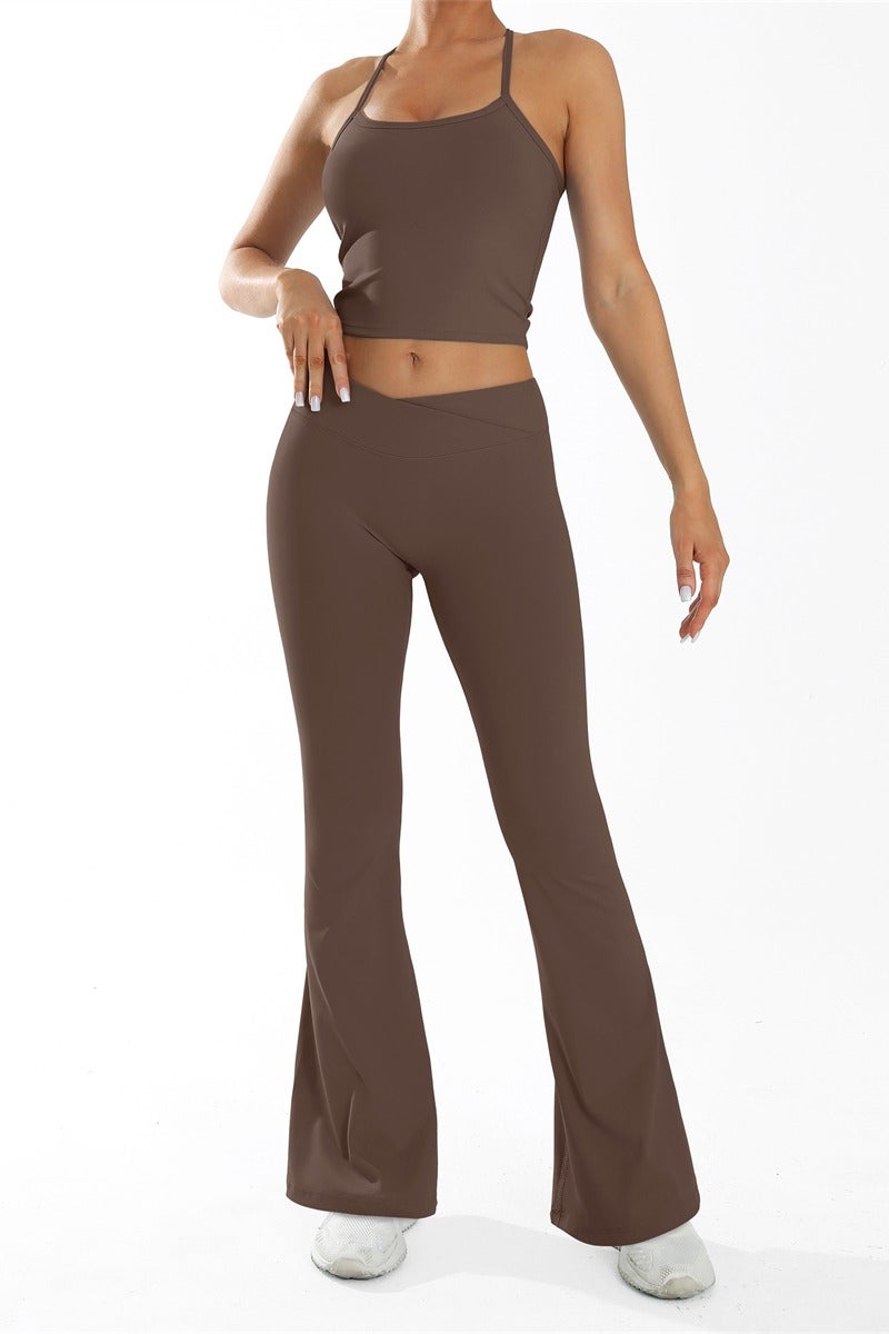 general 2 Piece Yoga Set Women Gym Tracksuits Sportswear Sport Suit Outfits Workout Clothes - Image 1