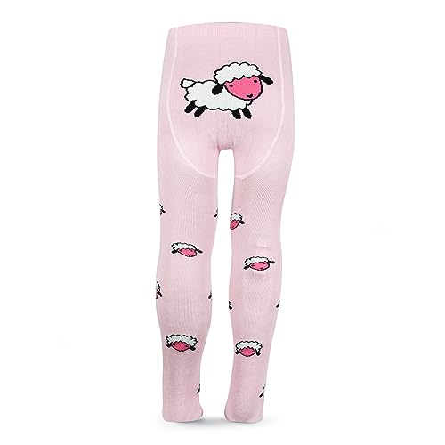 Bonjour Cute & Cozy Fancy Baby Tights|| Unisex Baby Tight||Pajami for babies|| Stockings for Kids || Cotton Printed Pajami|| Tights for Baby Girls & Baby Boys - BABY PINK - Image 3