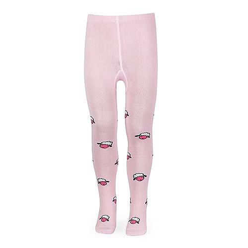 Bonjour Cute & Cozy Fancy Baby Tights|| Unisex Baby Tight||Pajami for babies|| Stockings for Kids || Cotton Printed Pajami|| Tights for Baby Girls & Baby Boys - BABY PINK - Image 1