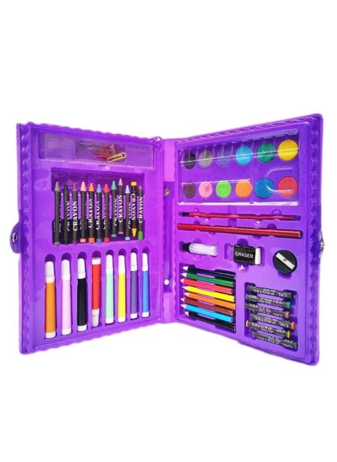 Colour Pencil Set For Kids Colors Box Color Pencil Crayons Water Color Sketch Pens Set of 68 Pieces Random Color And Design