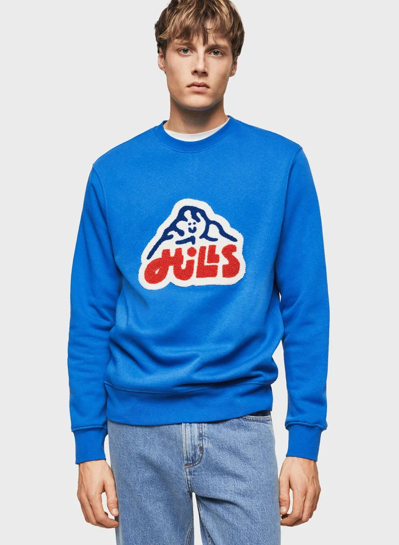 Mango Man Hills Patch Sweatshirt