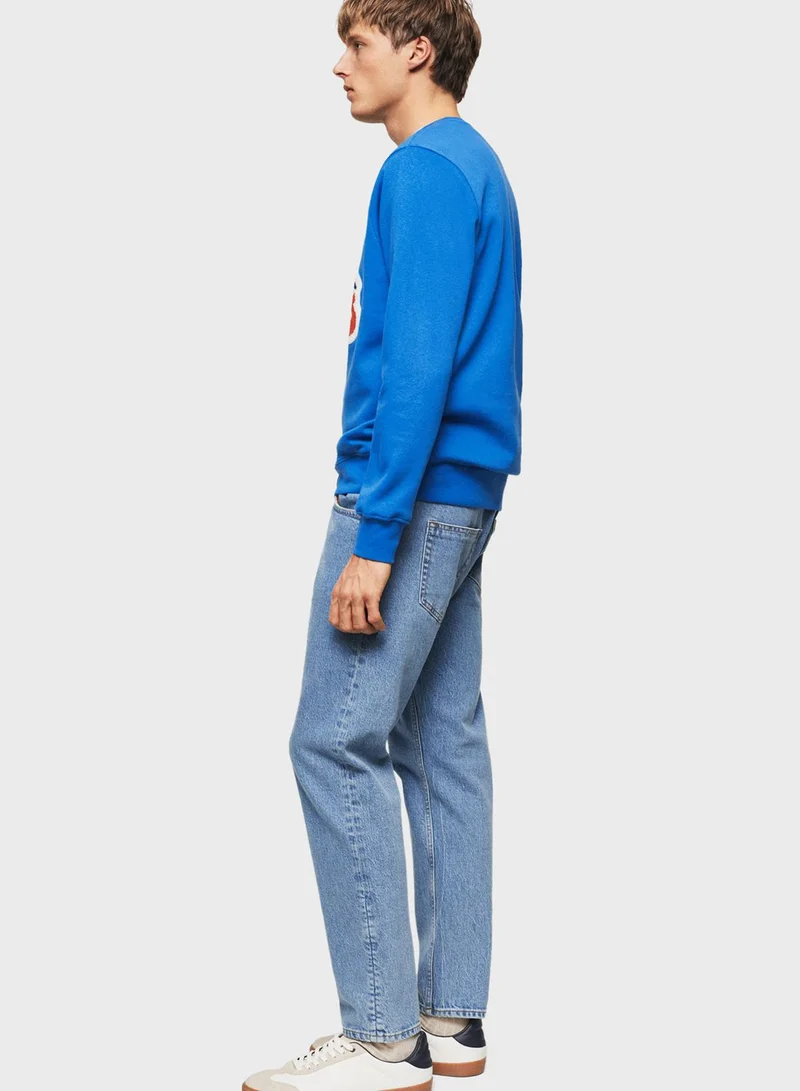 Mango Man Hills Patch Sweatshirt