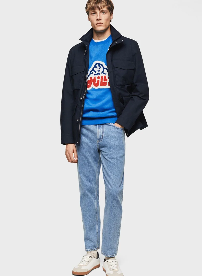 Mango Man Hills Patch Sweatshirt