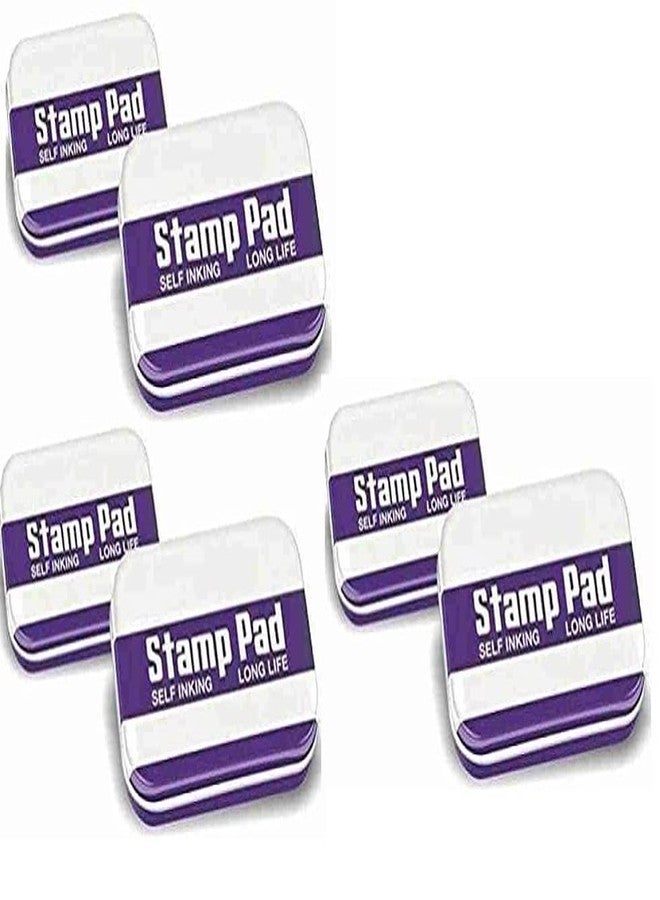 Dinojames Stamp Pad 95mm*52mm-Pack of 6 Pcs. (Violet) - Image 2