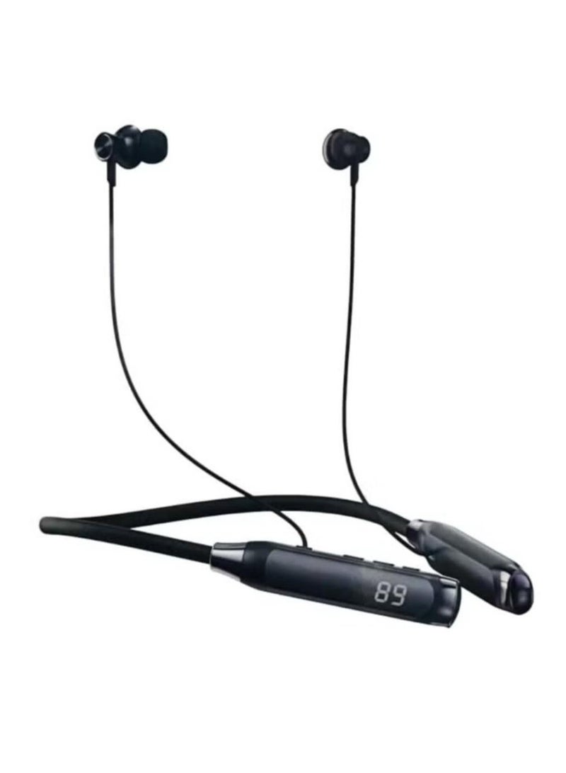 Oteeto OSP3 Bluetooth 5.4 Neckband Earphones with Hi-Fi Stereo Sound, LED Battery Display, Magnetic Earbuds & Long-Lasting Playback - Image 1