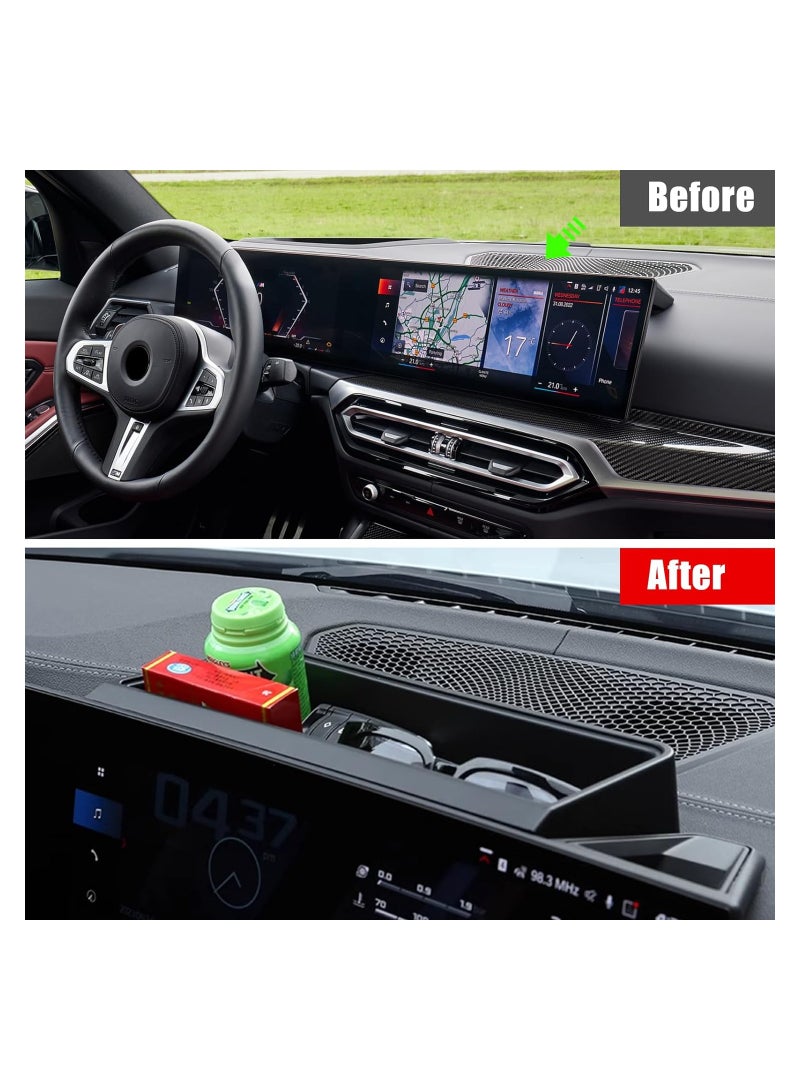 SYOSI Compatible with BMW 3 4 Series Center Console Organizer, 12.3 inch Touch Screen Dash Console Organizer for 3 Series G20 2023-2024/4 Series G22 2024, for BMW Dash Tray Dashboard Organizer Tray - Image 2