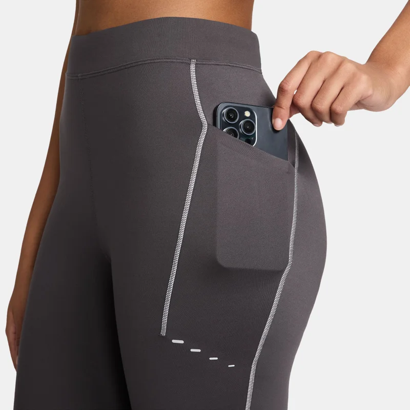 Nike Grey Women's Swift Therma-FIT ADV 7/8 Running Leggings for Women | Best Price UAE