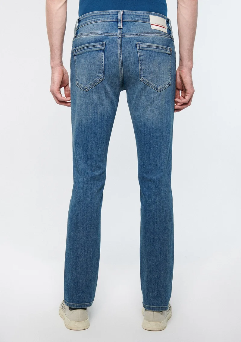 مافي Blue Men's Marcus Light Blue Premium Jean Trousers 0035183704