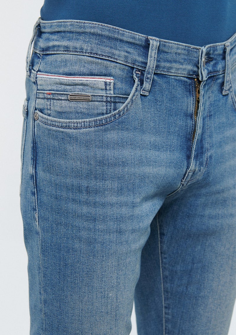 MAVI Blue Men's Marcus Light Blue Premium Jean Trousers 0035183704  - Image 5