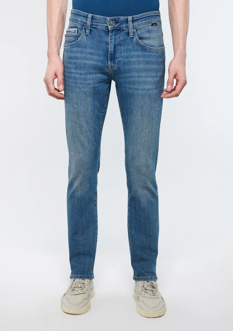 مافي Blue Men's Marcus Light Blue Premium Jean Trousers 0035183704