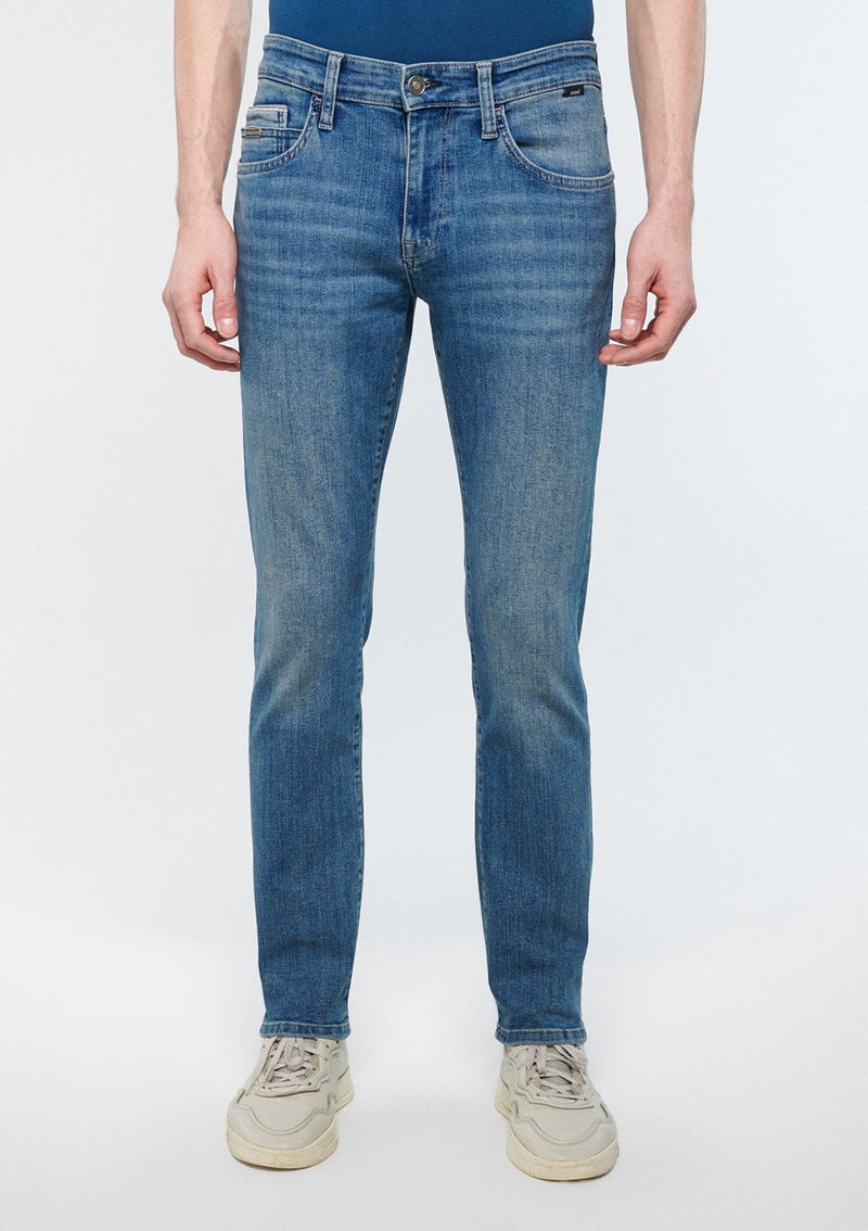 MAVI Blue Men's Marcus Light Blue Premium Jean Trousers 0035183704  - Image 3