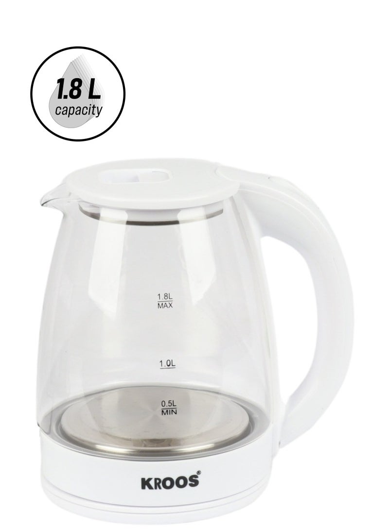 كروس غلاية ماء كهربائيه وحده تحكم عالية الجودة 1500واط 1.8 لتر - Image 1