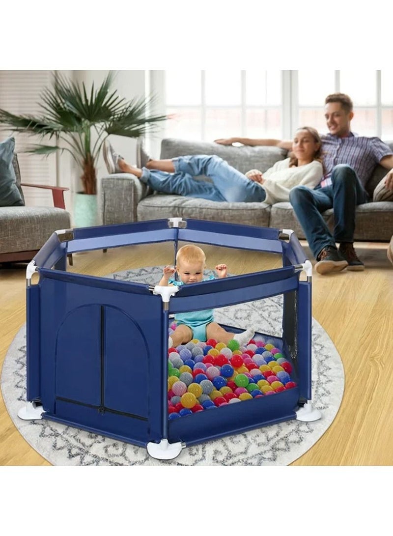 Baby Playpen, Kids Large Playard Indoor & Outdoor Kids Activity Center, Infant Safety Gates  - Image 3